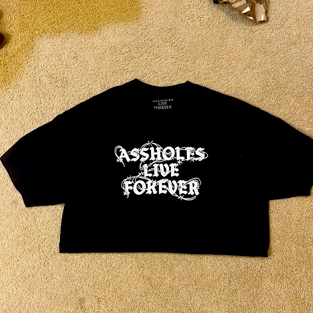 A**holes live forever t shirt NEW! ALF Lindafinegold